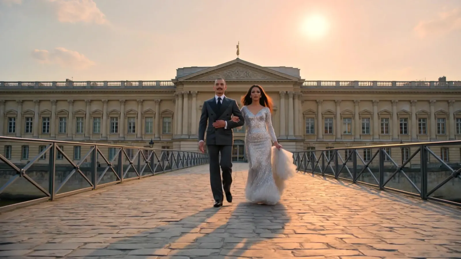 Shooting couple : golden hour à Paris